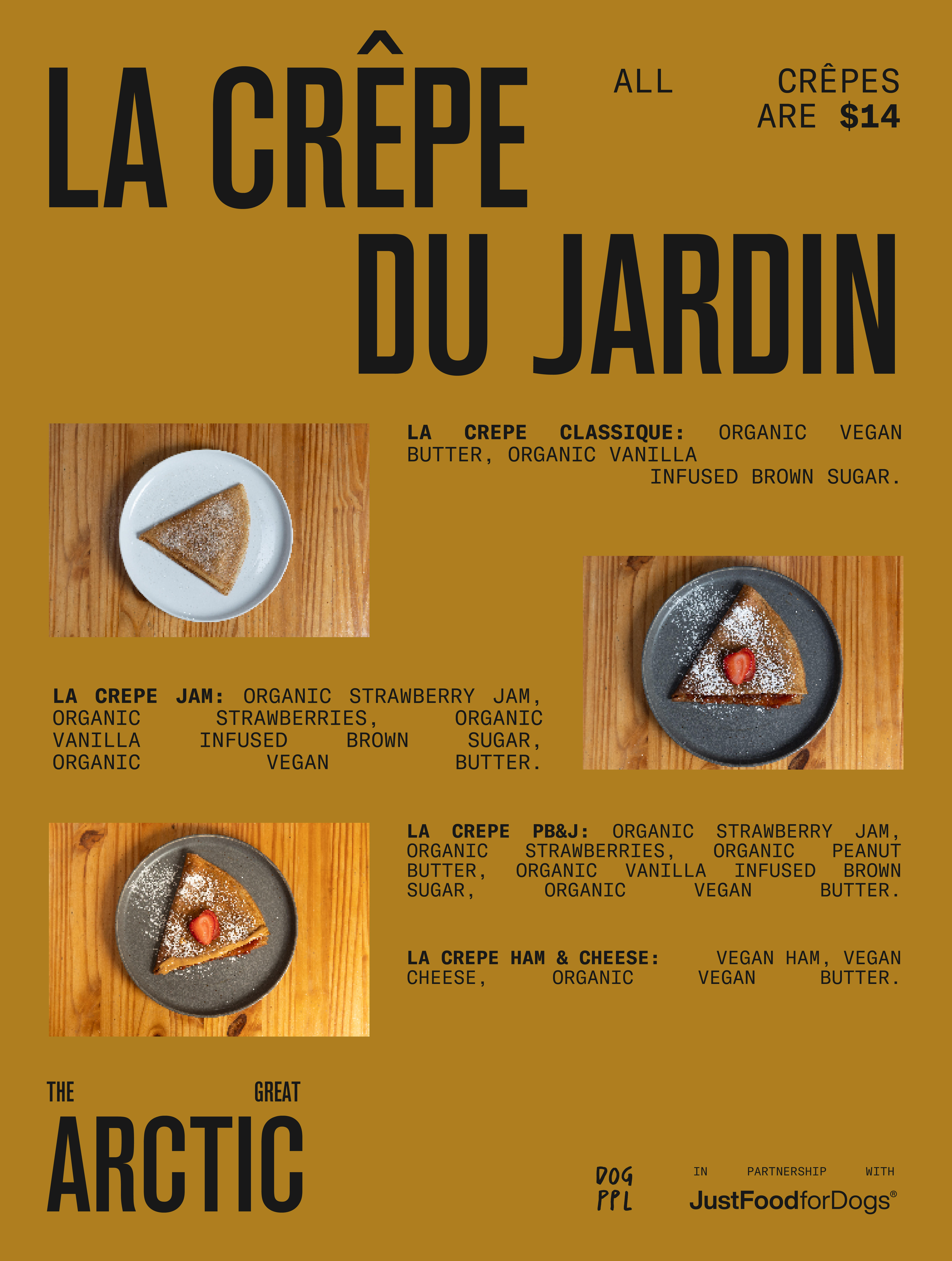 CREPES MENU